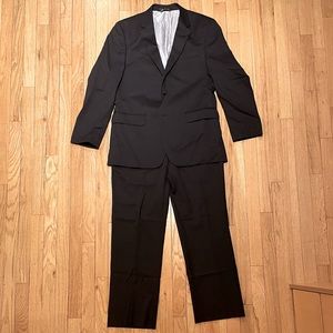 Tommy Hilfiger Navy Blue Standard Fit Two-piece Suit